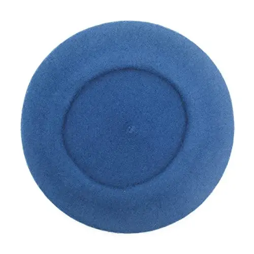ZLYC Wool French Beret Hat Solid Color Beret Cap for Women Girls - 5
