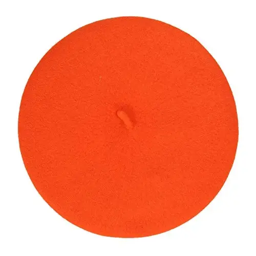 ZLYC Wool French Beret Hat Solid Color Beret Cap for Women Girls - 4