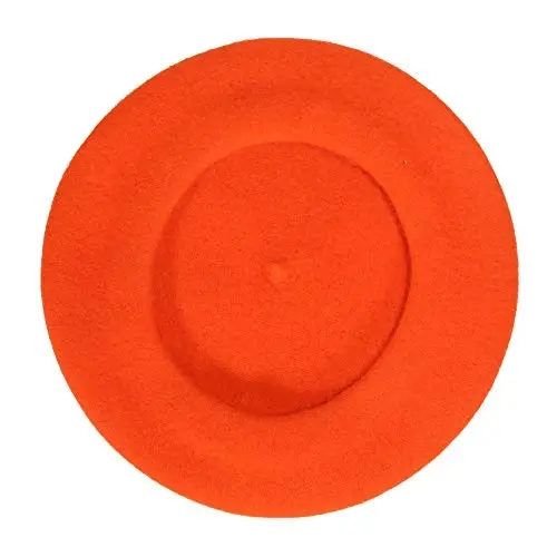 ZLYC Wool French Beret Hat Solid Color Beret Cap for Women Girls - 5