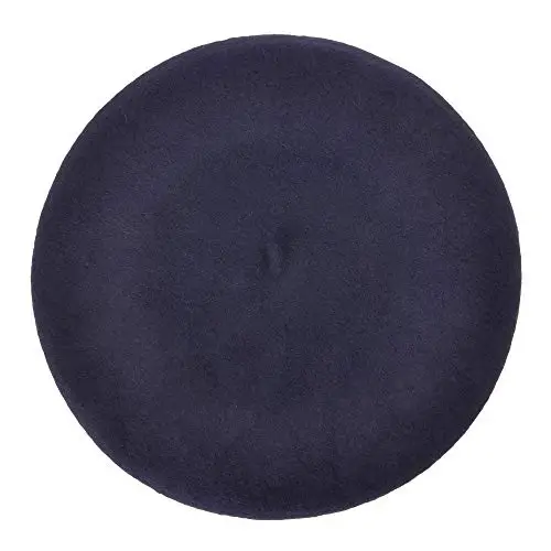 ZLYC Wool French Beret Hat Solid Color Beret Cap for Women Girls - 4
