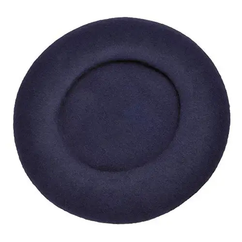 ZLYC Wool French Beret Hat Solid Color Beret Cap for Women Girls - 5
