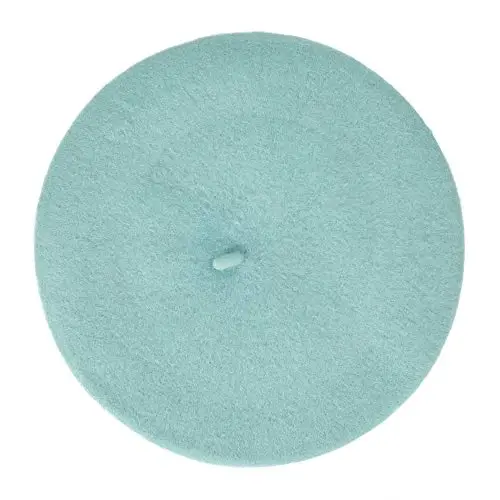 ZLYC Wool French Beret Hat Solid Color Beret Cap for Women Girls - 4