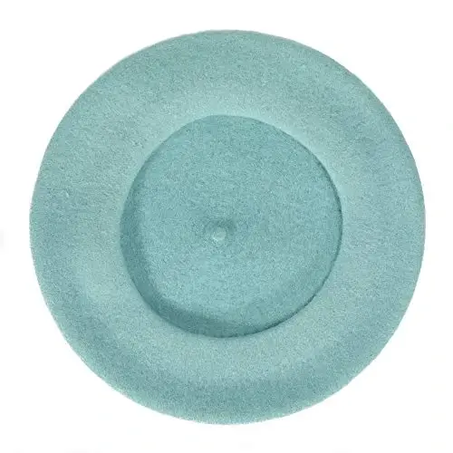 ZLYC Wool French Beret Hat Solid Color Beret Cap for Women Girls - 5