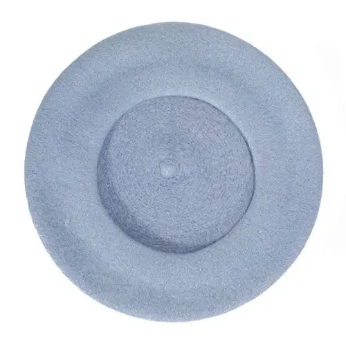 ZLYC Wool French Beret Hat Solid Color Beret Cap for Women Girls - 5