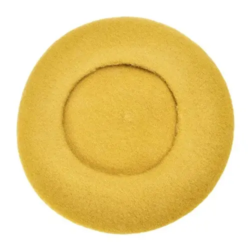 ZLYC Wool French Beret Hat Solid Color Beret Cap for Women Girls - 5