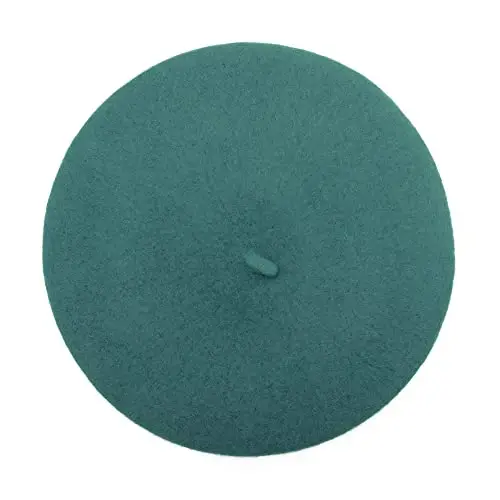 ZLYC Wool French Beret Hat Solid Color Beret Cap for Women Girls - 4