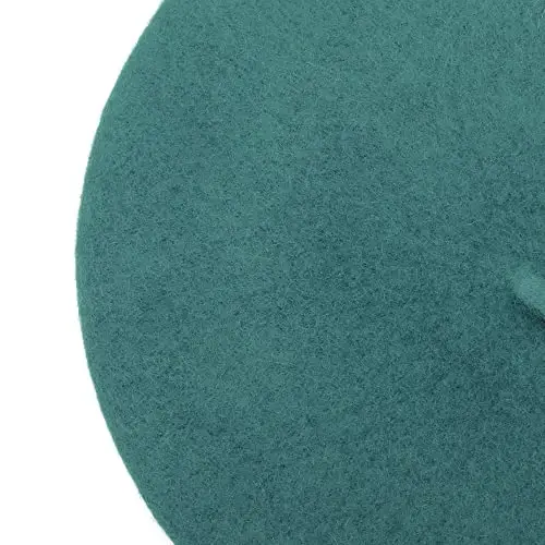 ZLYC Wool French Beret Hat Solid Color Beret Cap for Women Girls - 6