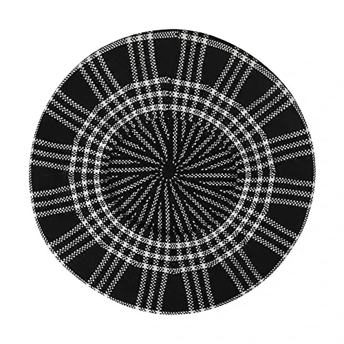 ZLYC Женский Французский Берет Двусторонний Вязаный Утепленный Теплая Шапка для Дам Девушек - 6