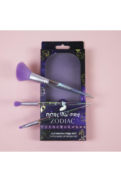 Zodiac 3 Piece Makeup Brush Set - 22