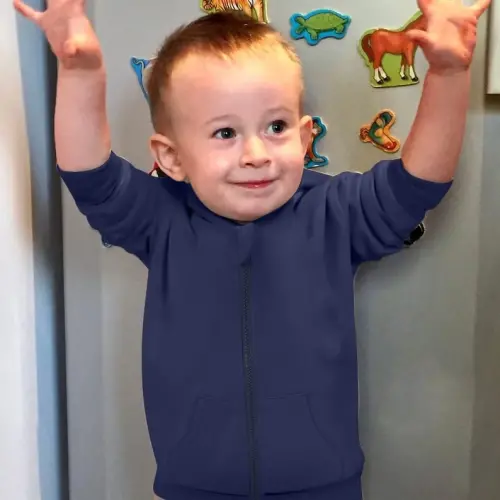 ZOELNIC Toddler Baby Boy Fall Winter Hooded Clothes Baby Boy Hoodie Tops Letter Printed Long Sleeve Sweatshirt - 5