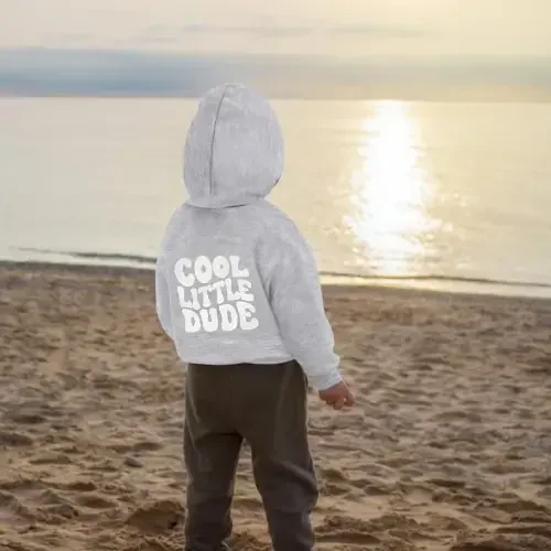 ZOELNIC Toddler Baby Boy Fall Winter Hooded Clothes Baby Boy Hoodie Tops Letter Printed Long Sleeve Sweatshirt - ZOELNIC (1)