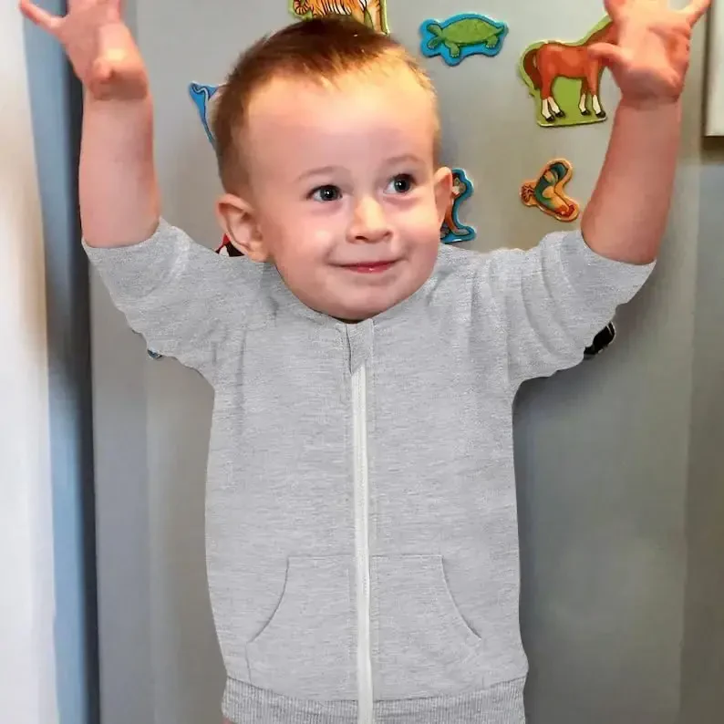 ZOELNIC Toddler Baby Boy Fall Winter Hooded Clothes Baby Boy Hoodie Tops Letter Printed Long Sleeve Sweatshirt - 5