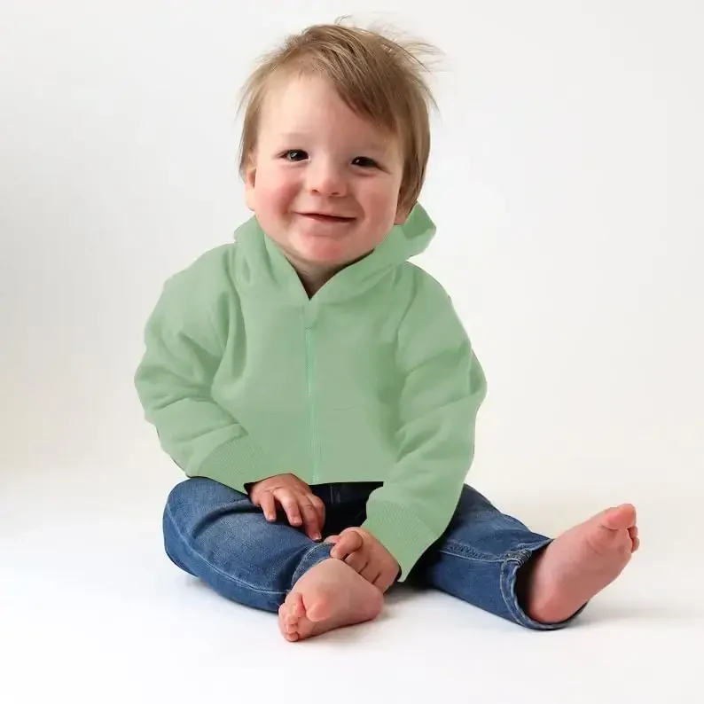 ZOELNIC Toddler Baby Boy Fall Winter Hooded Clothes Baby Boy Hoodie Tops Letter Printed Long Sleeve Sweatshirt - 4