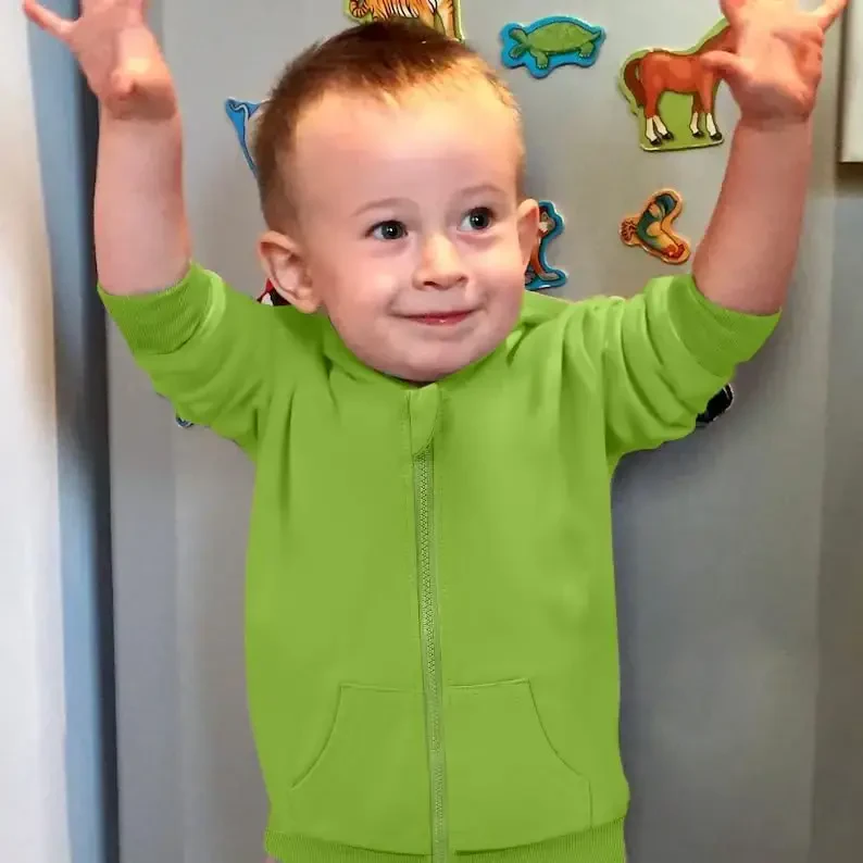 ZOELNIC Toddler Baby Boy Fall Winter Hooded Clothes Baby Boy Hoodie Tops Letter Printed Long Sleeve Sweatshirt - 5