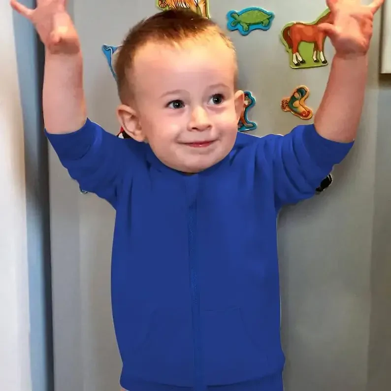 ZOELNIC Toddler Baby Boy Fall Winter Hooded Clothes Baby Boy Hoodie Tops Letter Printed Long Sleeve Sweatshirt - 4