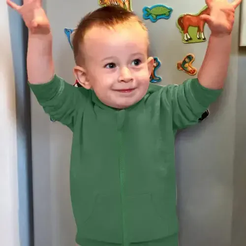 ZOELNIC Toddler Baby Boy Fall Winter Hooded Clothes Baby Boy Hoodie Tops Letter Printed Long Sleeve Sweatshirt - 3