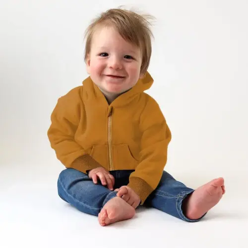 ZOELNIC Toddler Baby Boy Fall Winter Hooded Clothes Baby Boy Hoodie Tops Letter Printed Long Sleeve Sweatshirt - 2