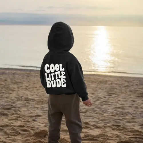 ZOELNIC Toddler Baby Boy Fall Winter Hooded Clothes Baby Boy Hoodie Tops Letter Printed Long Sleeve Sweatshirt - 4