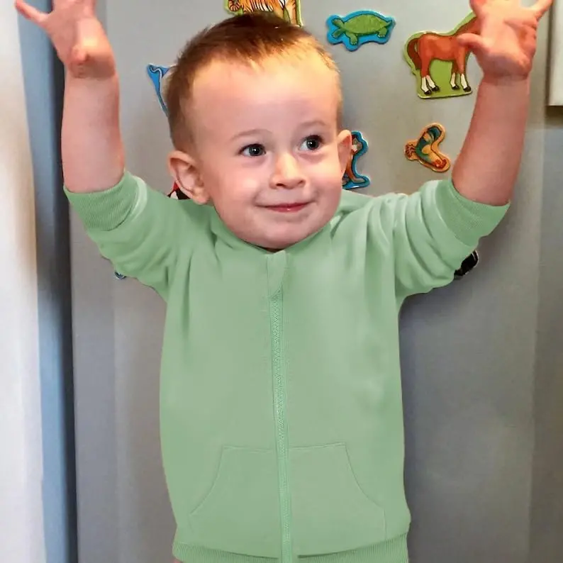 ZOELNIC Toddler Baby Boy Fall Winter Hooded Clothes Baby Boy Hoodie Tops Letter Printed Long Sleeve Sweatshirt - 3