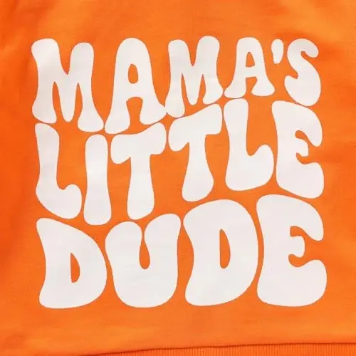 ZOELNIC Toddler Baby Boy Fall Winter Hooded Clothes Baby Boy Hoodie Tops Letter Printed Long Sleeve Sweatshirt - 7