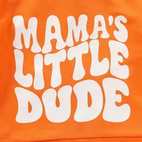 ZOELNIC Toddler Baby Boy Fall Winter Hooded Clothes Baby Boy Hoodie Tops Letter Printed Long Sleeve Sweatshirt - 7