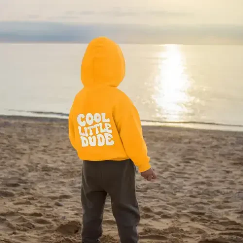 ZOELNIC Toddler Baby Boy Fall Winter Hooded Clothes Baby Boy Hoodie Tops Letter Printed Long Sleeve Sweatshirt - 3