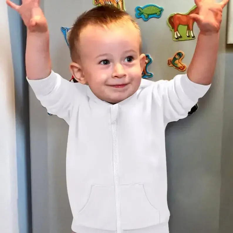 ZOELNIC Toddler Baby Boy Fall Winter Hooded Clothes Baby Boy Hoodie Tops Letter Printed Long Sleeve Sweatshirt - 4