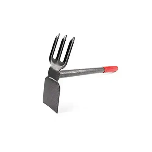 ZOG Garden Small Hand Digger and Hoe Combo Garden Tool, Garden Hoe and Cultivato, Dual Headed Weeding Tool, Hand Tiller is Bend Proof, Non-Slip Handle & Anti-Rust Head (Small-1) - 1