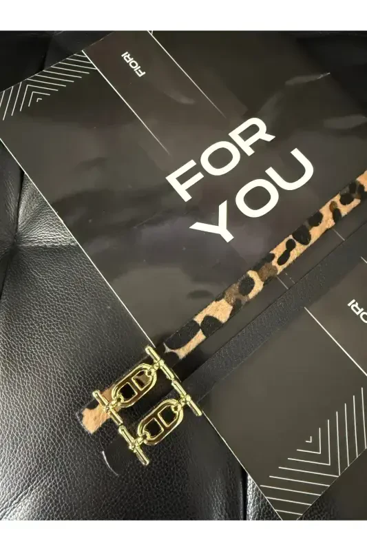 Золотой Тонкий Ремень с Пряжкой, Ремень для Брюк, Ремень для Рубашки, Ремень для Пиджака-Черный - 3