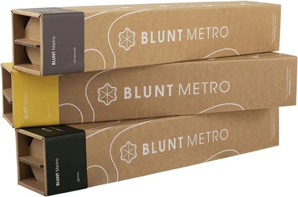 Зонт для путешествий Blunt Metro - 39” ветрозащитный зонт, компактный зонт от ветра и дождя, портативный, усиленный, защита от ультрафиолета - темно-синий - 6