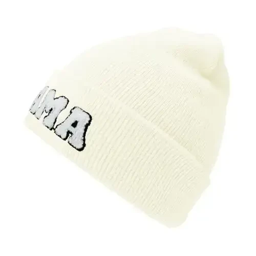 ZOORON 1 & 2 Packs Beanie for Men Women Warm Winter Hats Acrylic Knit Cuffed Beanie Cap Unisex - 2