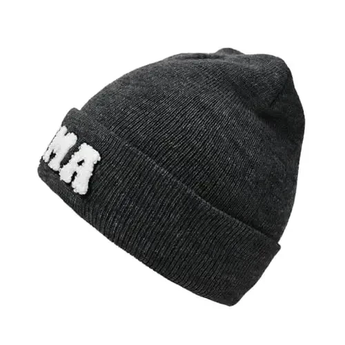 ZOORON 1 & 2 Packs Beanie for Men Women Warm Winter Hats Acrylic Knit Cuffed Beanie Cap Unisex - 2