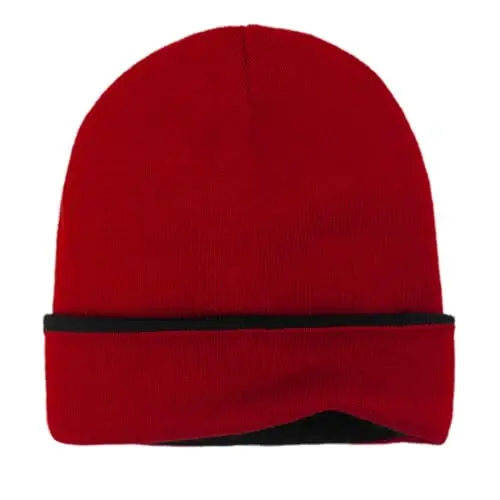 ZOORON 1 & 2 Packs Beanie for Men Women Warm Winter Hats Acrylic Knit Cuffed Beanie Cap Unisex - ZOORON (1)