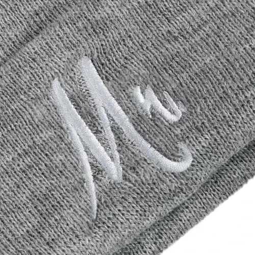 ZOORON 1 & 2 Packs Beanie for Men Women Warm Winter Hats Acrylic Knit Cuffed Beanie Cap Unisex - 4