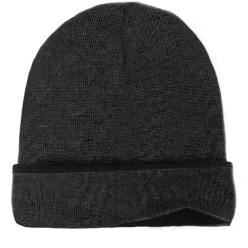 ZOORON 1 & 2 Packs Erkaklar Ayollar uchun Beanie Issiq Qishki Shlyapalar Akril Trikotaj Manshetli Beanie Kepka Unisex - 5