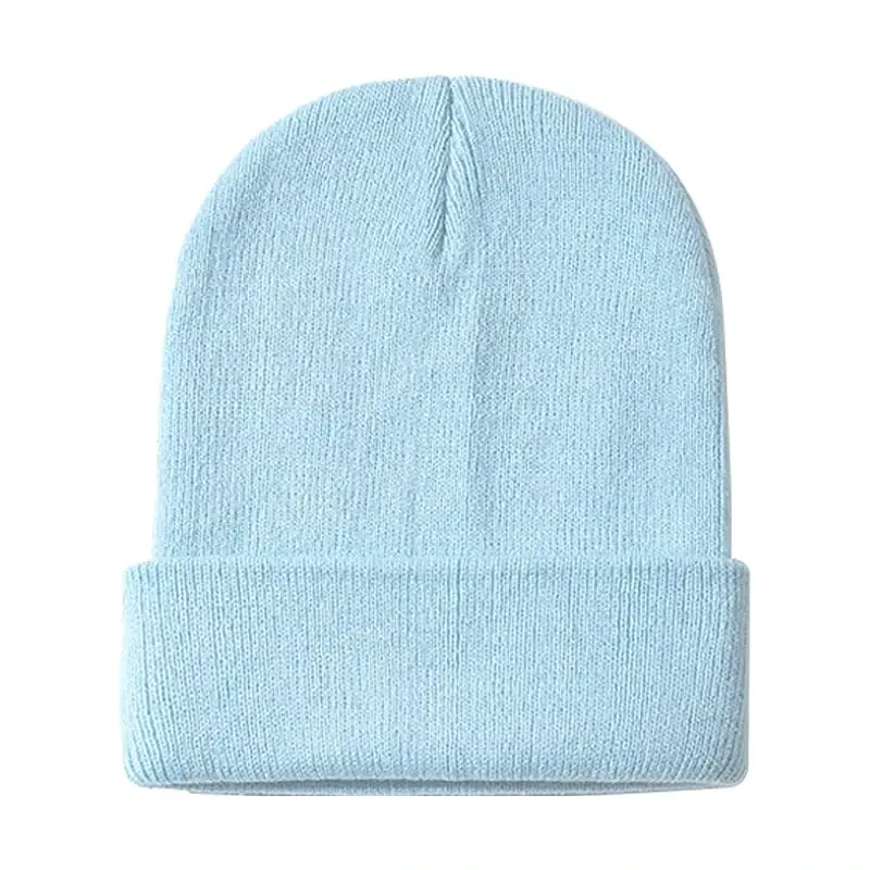 ZOORON 1 & 2 Packs Erkaklar va Ayollar uchun Beanie Iliq Qishki Shlyapalar Akril Trikotaj Manjetli Beanie Qalpog'i Unisex - 5