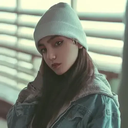 ZOORON 1 & 2 Packs Erkaklar va Ayollar uchun Beanie Qishki Issiq Shlyapalar Akril Trikotaj Manjetli Beanie Bosh kiyim Unisex - 5