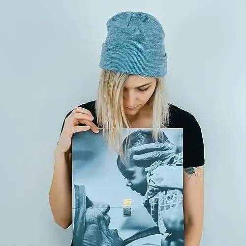 ZOORON 1 & 2 Packs Erkaklar va Ayollar uchun Beanie Qishki Issiq Shlyapalar Akril Trikotaj Manjetli Beanie Shapka Uniseks - 6