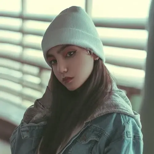 ZOORON 1&2 Pack Beanie for Men Women Slouchy Beanie Hats Winter Knit Caps Soft Ski Hat Unisex - 4