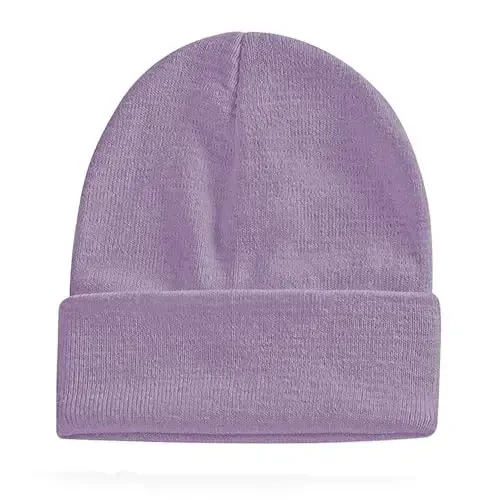 ZOORON 1&2 Pack Beanie for Men Women Slouchy Beanie Hats Winter Knit Caps Soft Ski Hat Unisex - ZOORON