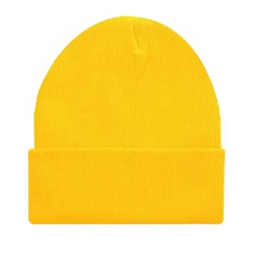 ZOORON 1&2 Pack Beanie for Men Women Slouchy Beanie Hats Winter Knit Caps Soft Ski Hat Unisex - 1