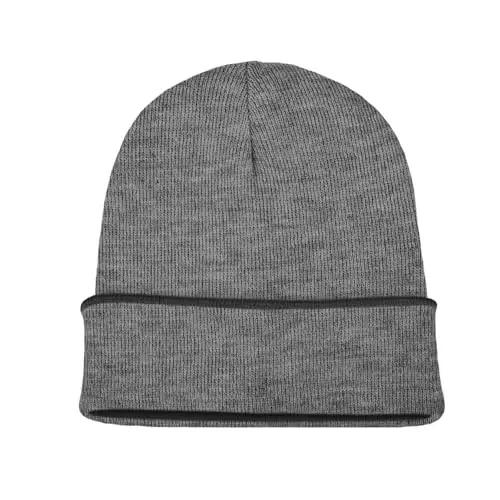 ZOORON 1&2 Pack Erkaklar va Ayollar uchun Beanie Qalpog'i Yumshoq Qishki Triko Shapkalar Yumshoq chang'i Shapkasi Uniseks 