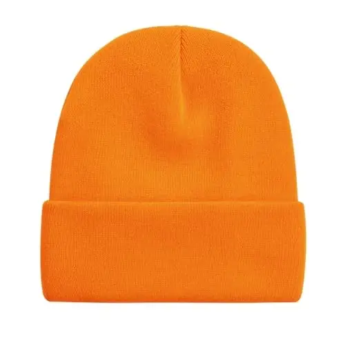 ZOORON 1&2 Pack Erkaklar va Ayollar uchun Beanie Shapka Qishki Trikotaj Shapka Yumshoq Chang'i Shapka Unisex 