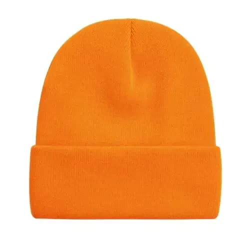 ZOORON 1&2 Pack Erkaklar va Ayollar uchun Beanie Shapka Qishki Trikotaj Shapka Yumshoq Chang'i Shapka Unisex 