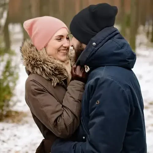 ZOORON 1&2 Pack Erkaklar va Ayollar uchun Beanie Shlyapa Qishki Trikotaj Shapka Yumshoq chang'i shapkasi Unisex - 6