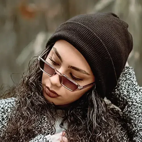 ZOORON 1&2 Pack Erkaklar va Ayollar uchun Beanie, Yumshoq Qishki Triko Shapka, Unisex Ski Shapka - 5