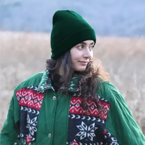 ZOORON 1&2 Pack Erkaklar va Ayollar uchun Bini Shapka Qishki Trikotaj Shapka Yumshoq Chang'i Shapka Unisex - 4