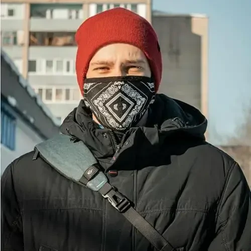 ZOORON 1&2 Pack Erkaklar va Ayollar uchun Boshi berk Shlyapa Qishki Trikotaj Qalpog'i Yumshoq Chang'i Shapkasi Unisex - 3