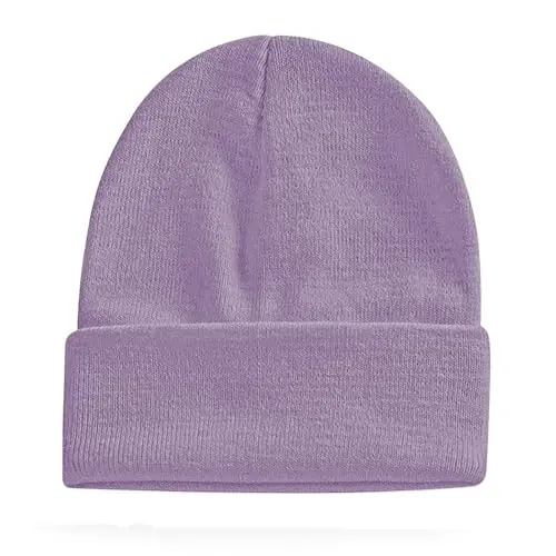 ZOORON 1&2 Pack Beanie for Men Women Slouchy Beanie Hats Winter Knit Caps Soft Ski Hat Unisex 