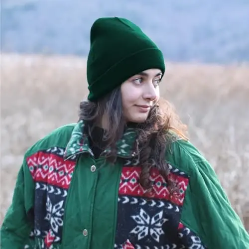 ZOORON 1&2 Pack Beanie for Men Women Slouchy Beanie Hats Winter Knit Caps Soft Ski Hat Unisex - 4